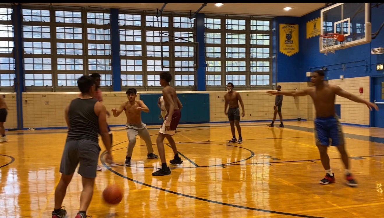 Brooklyn Wildcats 17U practice at McKinney High School in 2021